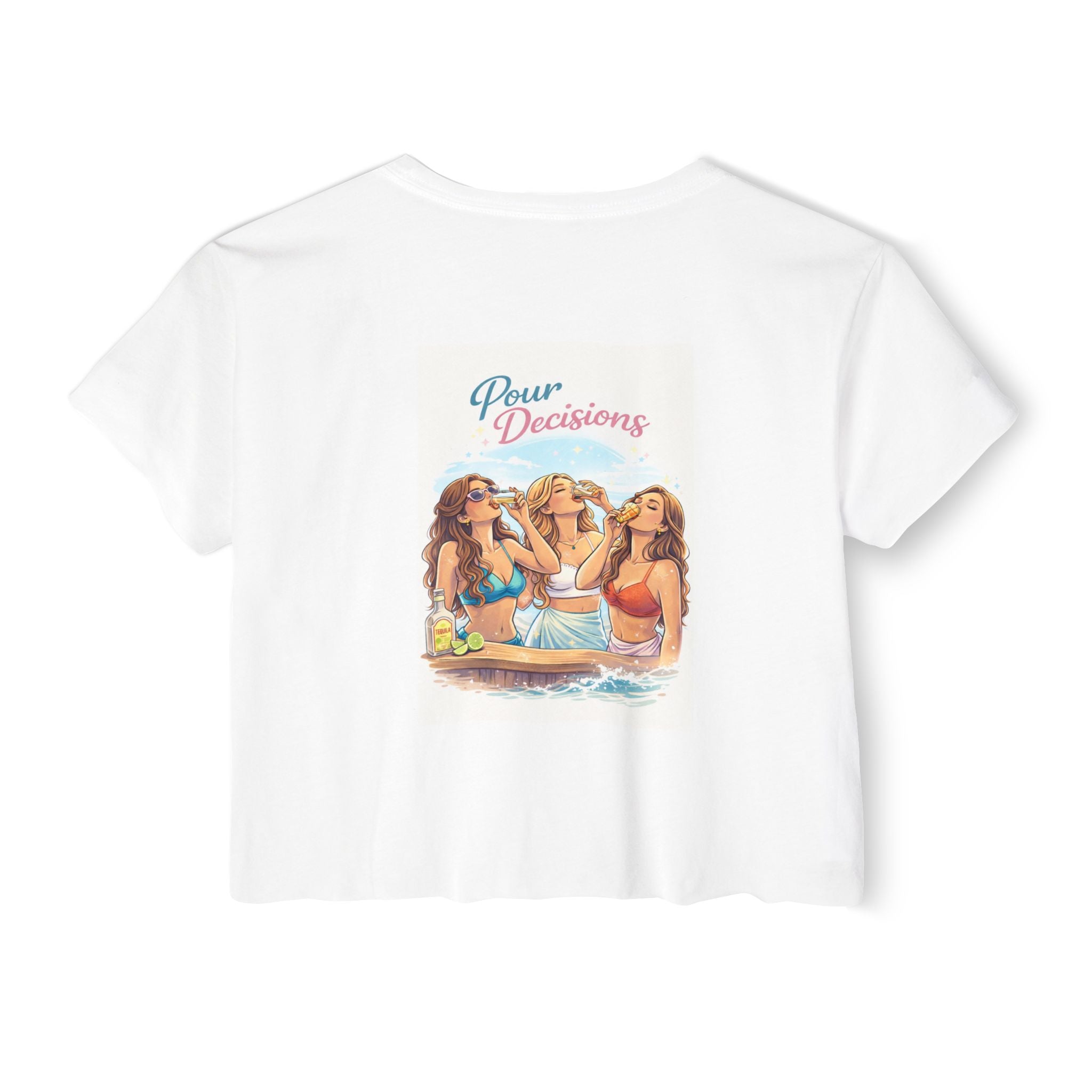 Pour Decisions Crop Top
