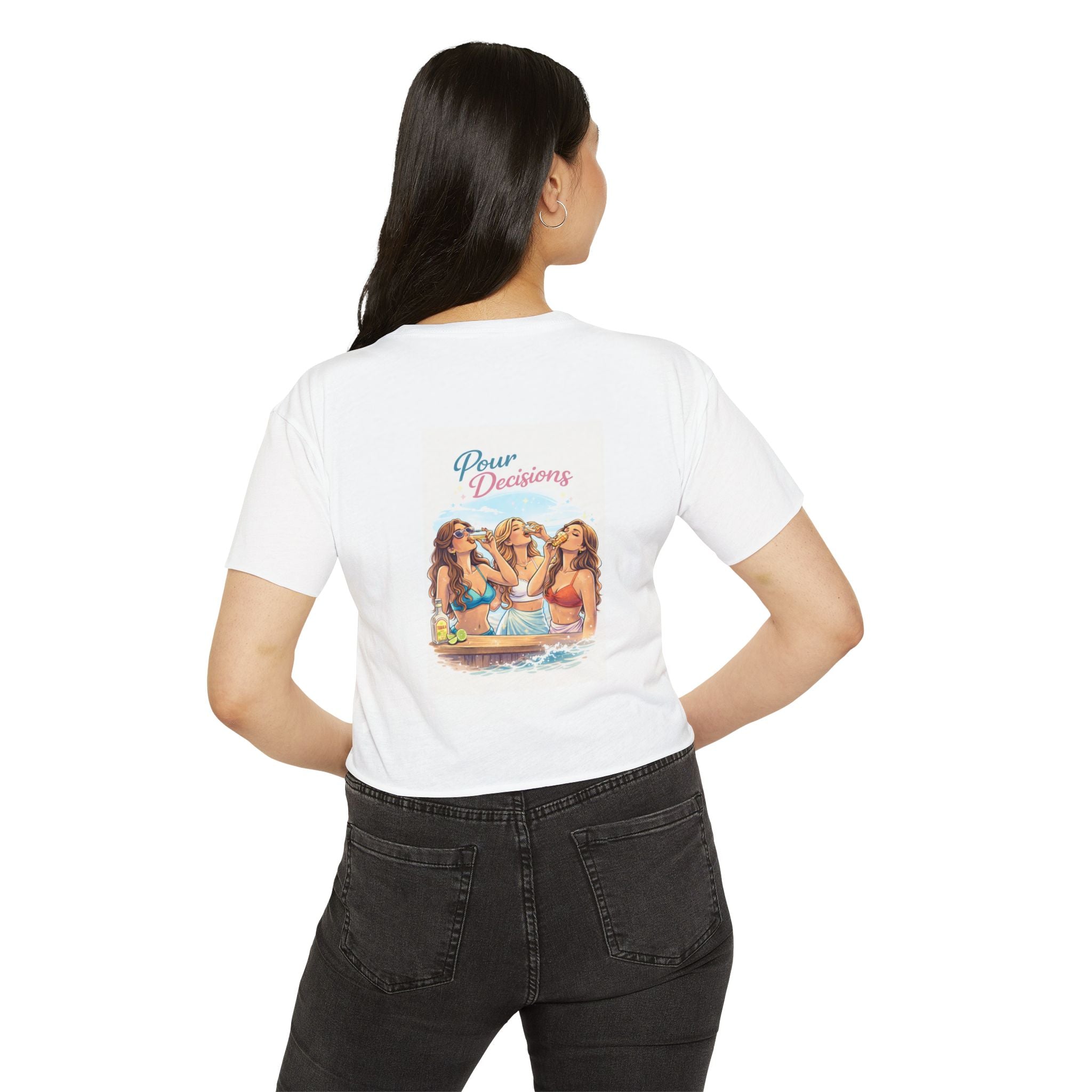 Pour Decisions Crop Top