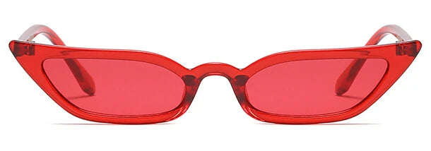 2020 Women Cateye Vintage Red Sunglasses - Retro Cat Eye Eyeglass