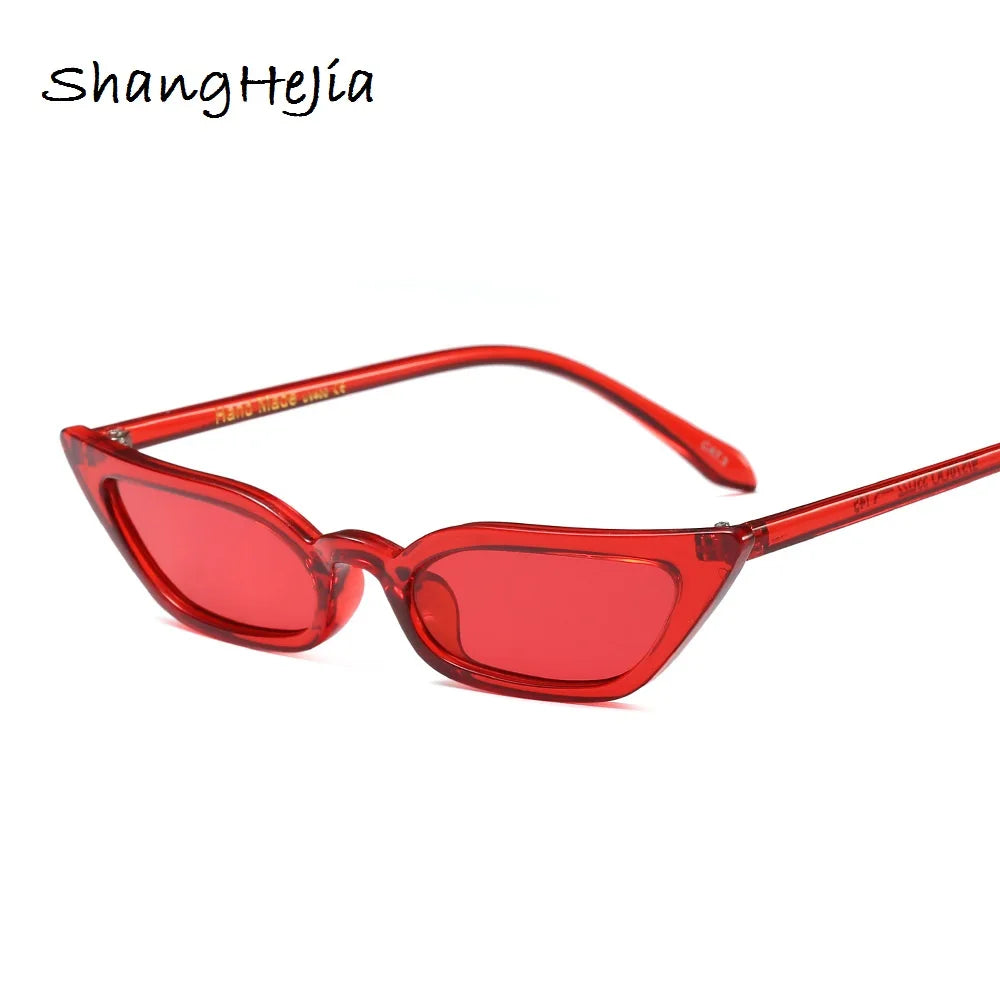 2020 Women Cateye Vintage Red Sunglasses - Retro Cat Eye Eyeglass